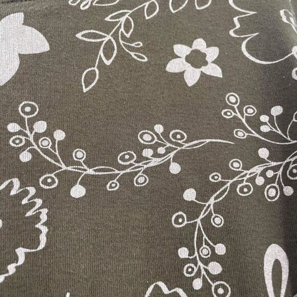 Fresh Produce Women's Floral Round‎ Neck Long Sleeve Top Blouse Brown Size Small - Picture 6 of 9